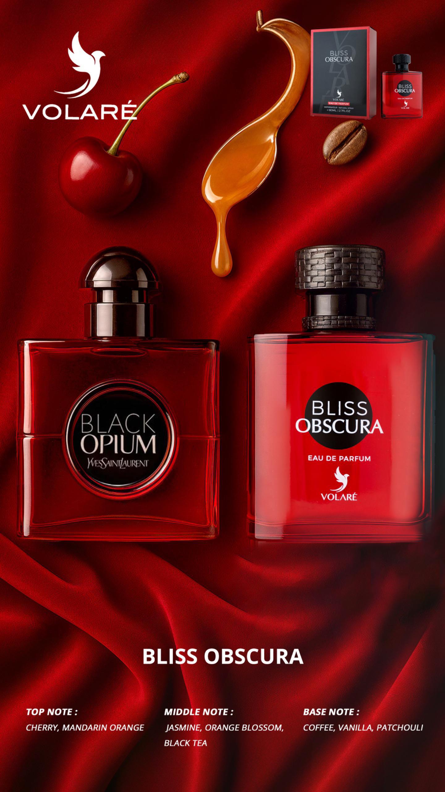 BLISS OBSCURA VOLARE بديل بلاك اوبيوم الاحمر للنساء