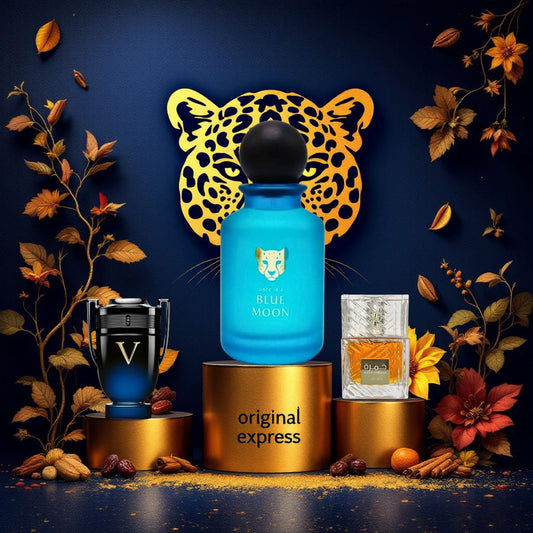 blue moon مزيج ما بين عطر خمرة و انفكتوس الكسير