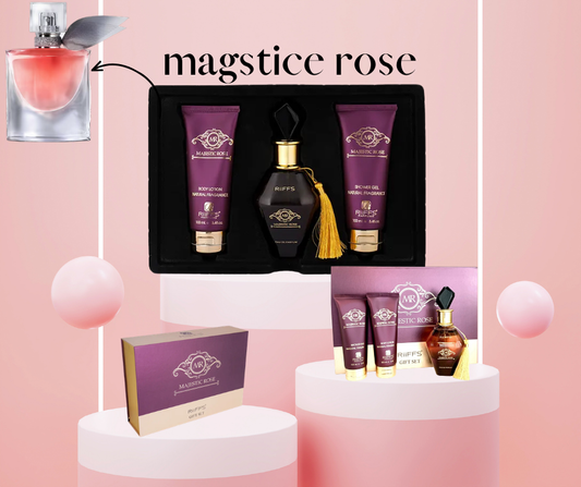 MAGSTIC ROSE طقم 3 قطع بديل لافيتا بيلا لانكوم للنساء